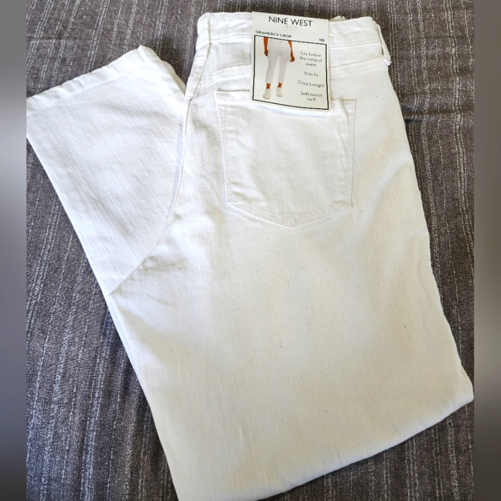 Nine West Gramercy Crop Jeans Women's Size 10